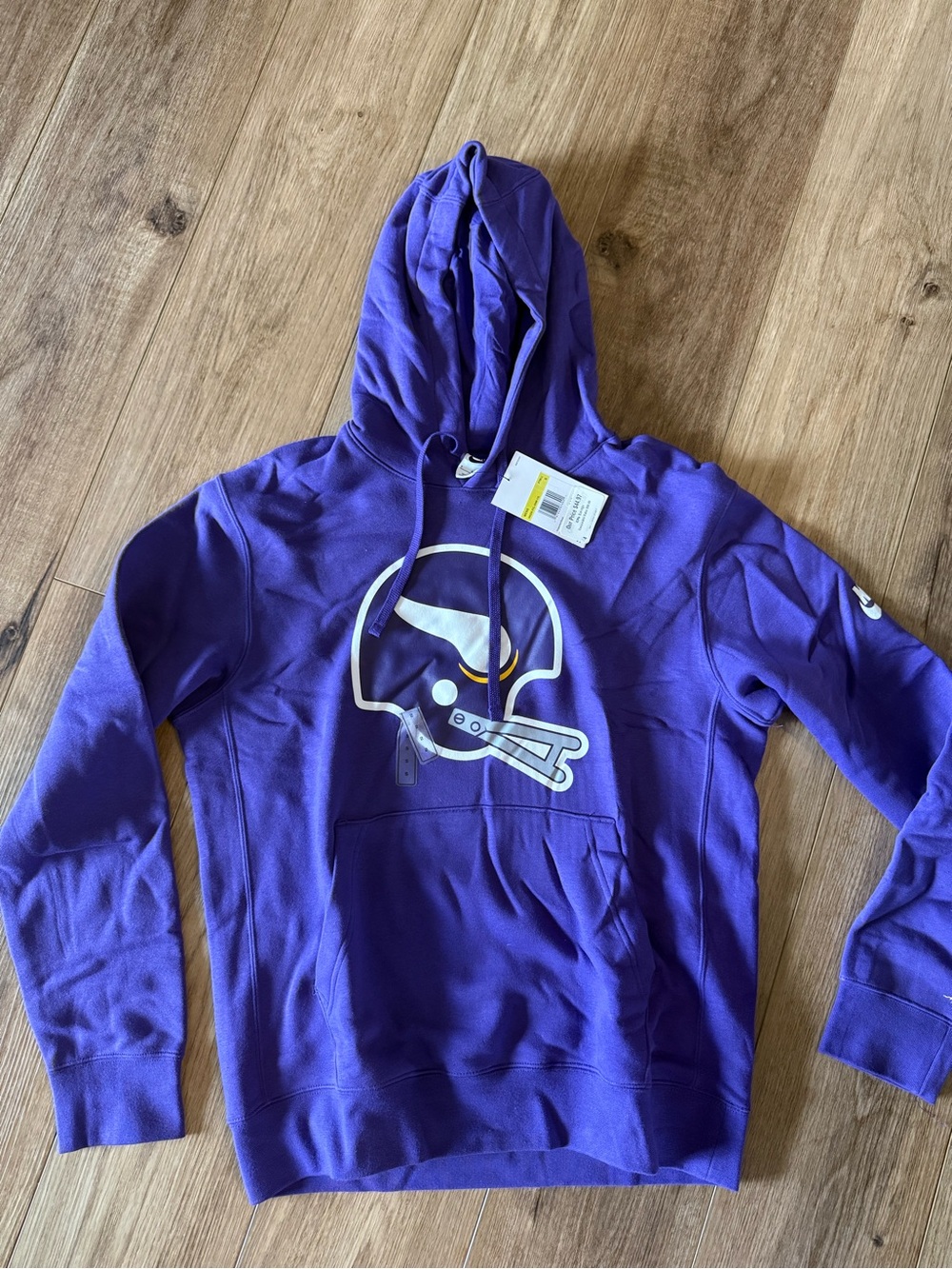 Nike Purple Football Pullover Hoodie Vikings